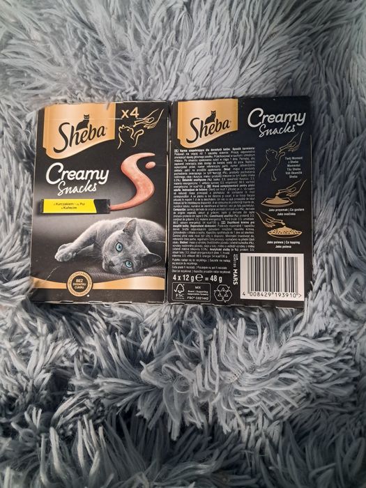 Sheba creamy snacks