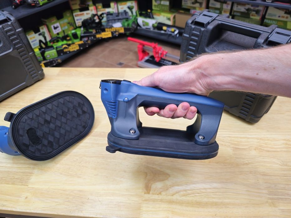 Присоска Овальна Професійна Razor VPE-1912 Автопідкачка 200кг+ Кейс