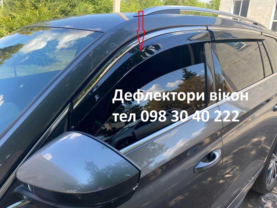 Вітровики на двері авто, дефлектори автомобільні