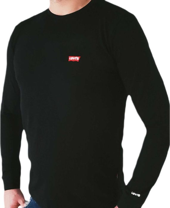Bluzka męska Levis Longsleeve czarna