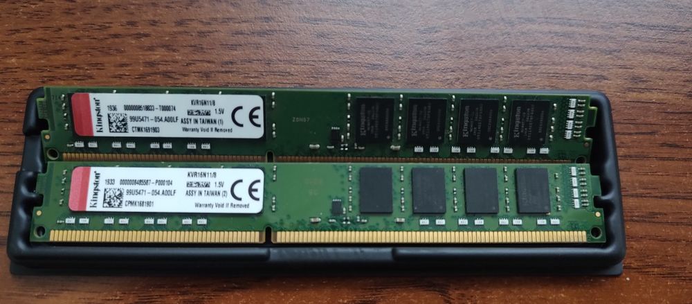 DDR3 1600 4GB, 8GB