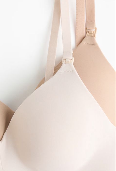Бюстгальтери для годування H&M 85C — 2 шт, бежеві