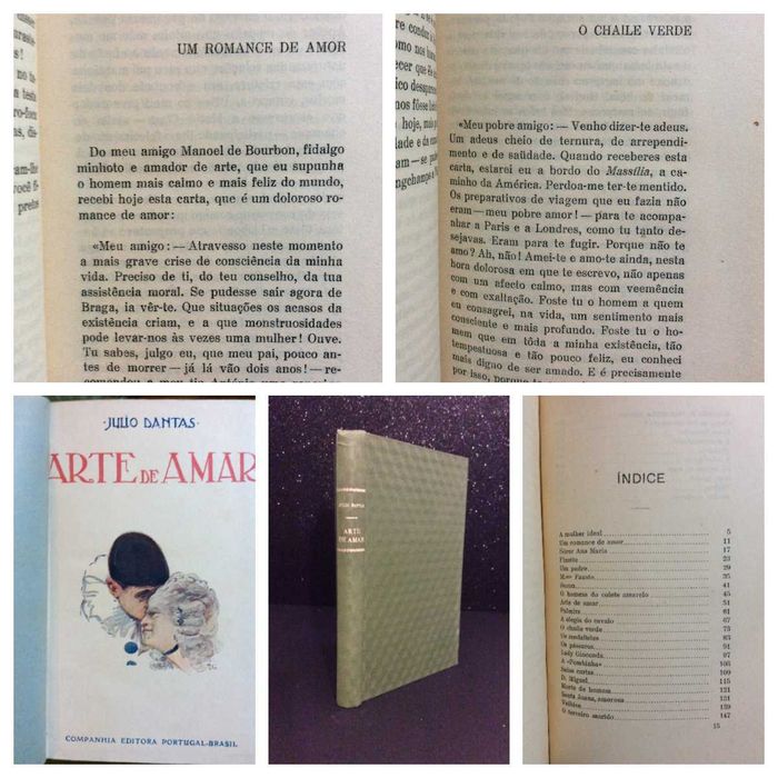 Júlio Dantas. Arte de Amar 2.ª edição ampliada, 1922
