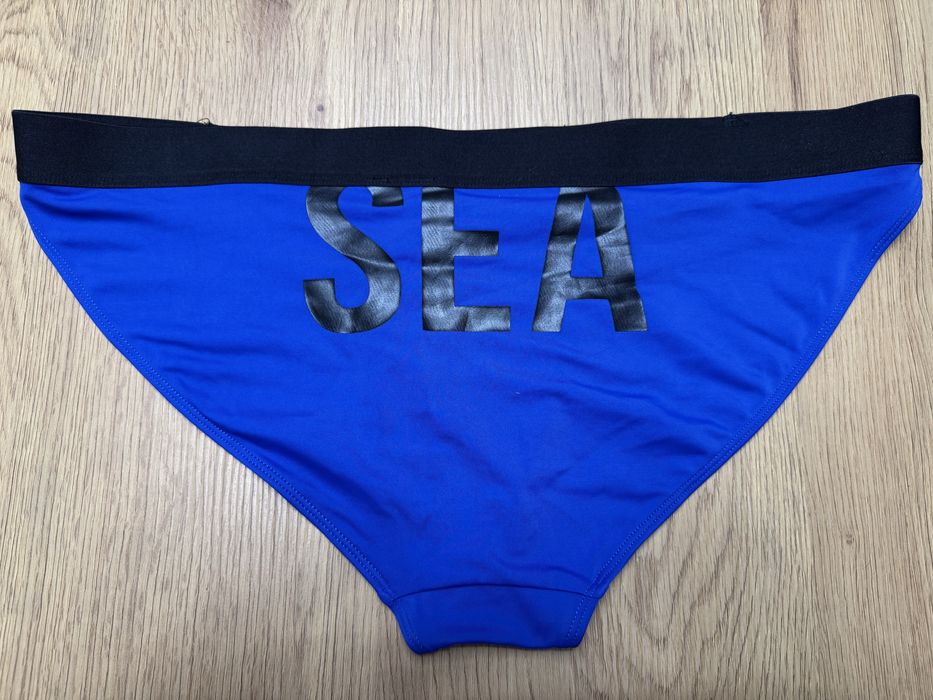 Strój kąpielowy dół niebieski H&M Sport