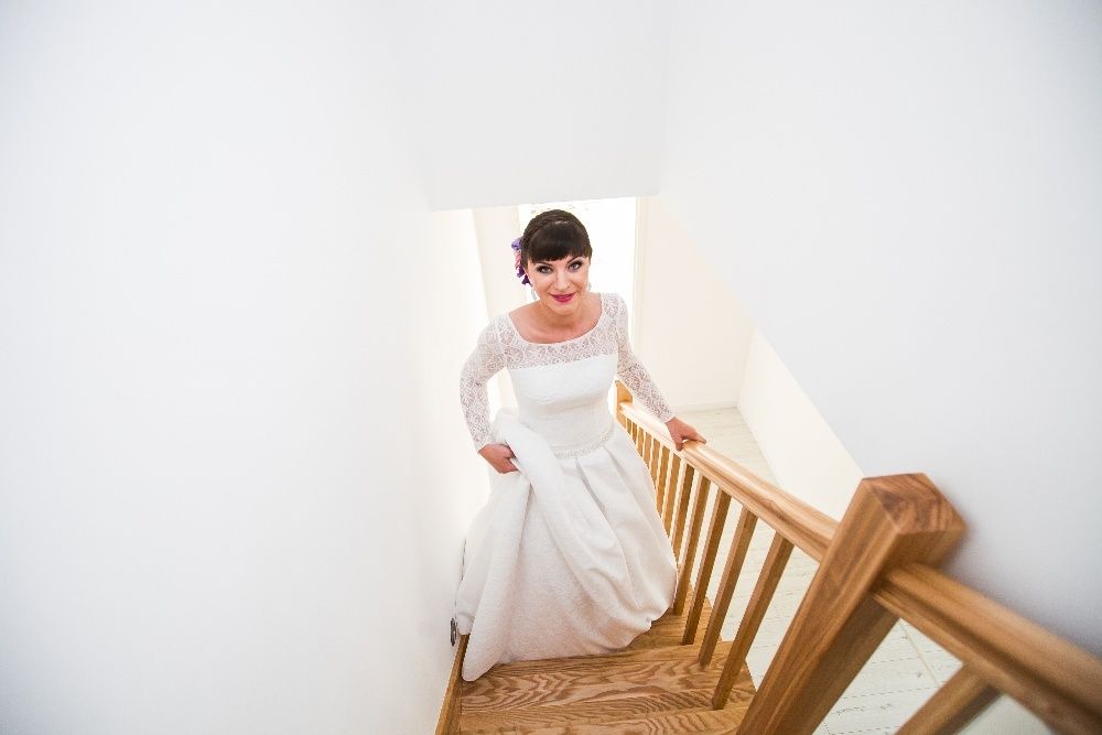 suknia ślubna biała