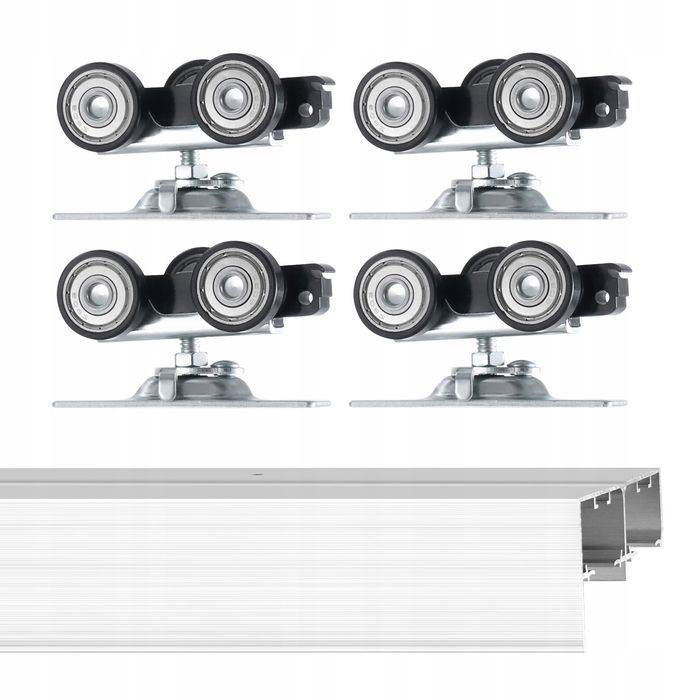 Zestaw prowadnic do drzwi przesuwnych VEVOR 1828MM aluminiowy system