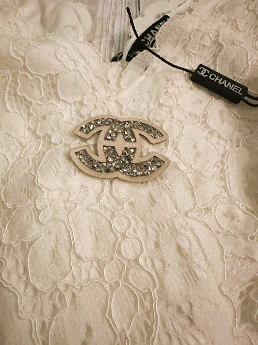 Платье белое Chanel айвори свадебное