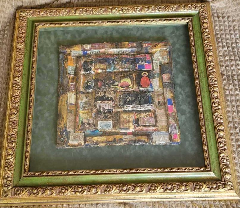 Картинная инсталляция на тему Нико Пиросмани.