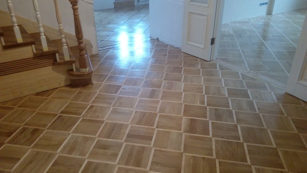 Циклевка, шлифовка, ремонт паркета и доски пола, реставрация, плинтус