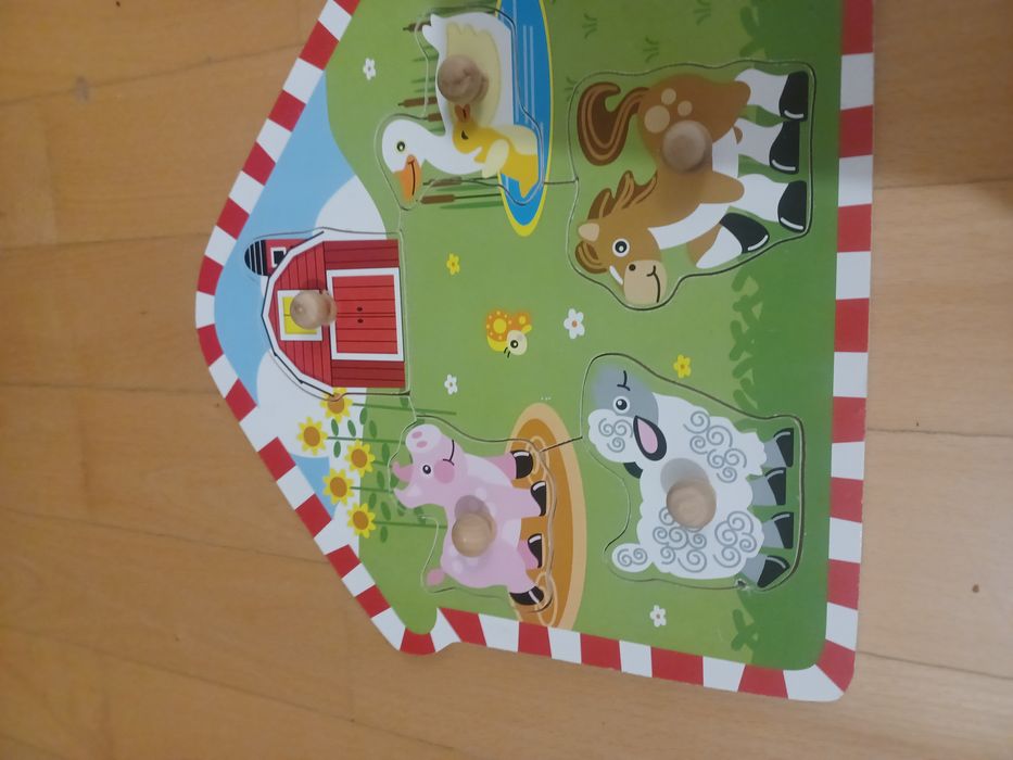 Układanka drewniana