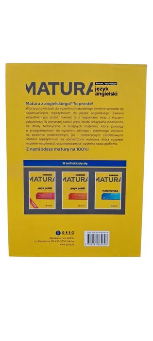 Matura angielski podstawowy i rozszerzony