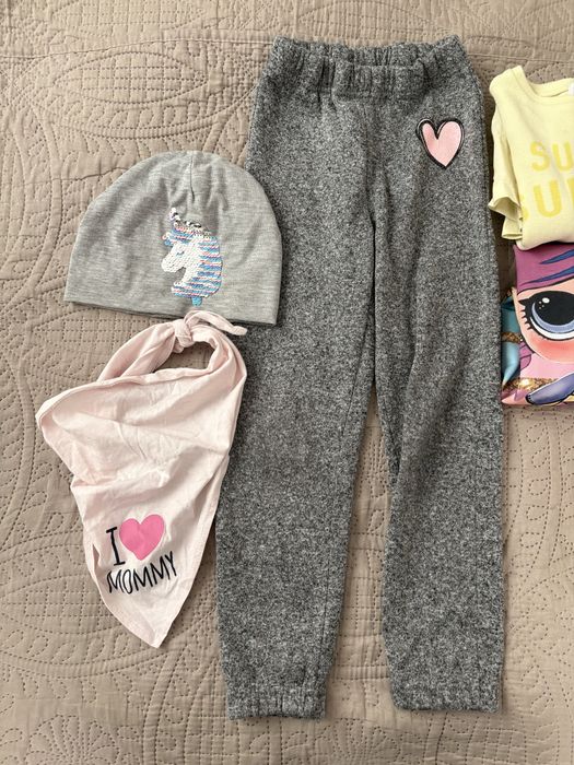 Paka ubranek dla dziewczynki 110/116 h&m, Zara - sukienki i inne