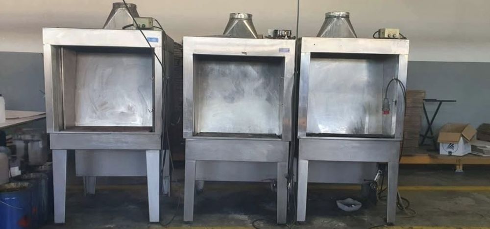 Vendo cabines de pintura em inox