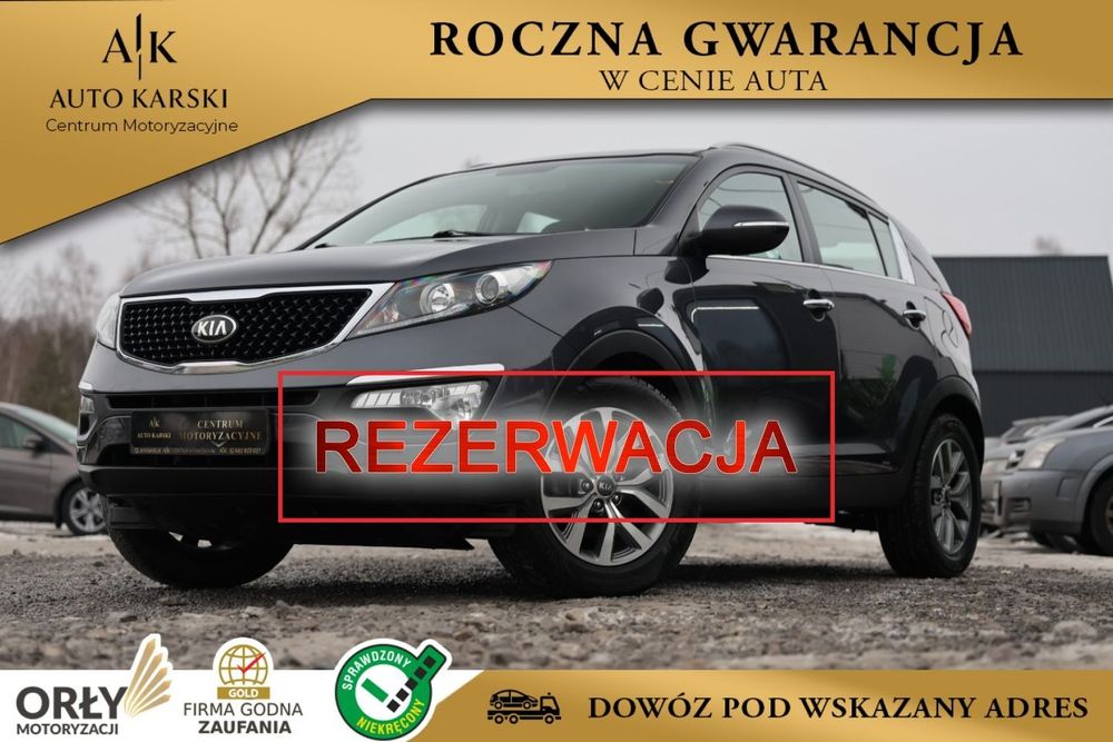 Kia Sportage 1.6 GDI *Czujniki*Kamera Cofania*Multifunkcja*Bluetooth*ABS*ESP*