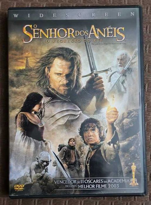 DVDs DIVERSOS - Senhos dos Anéis 3 - Star Wars 3