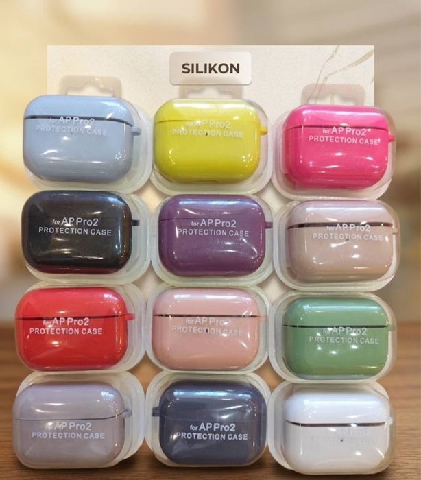 Чехол чохол для Apple AirPods Pro 3 2 4 з карабіном з мікрофіброю