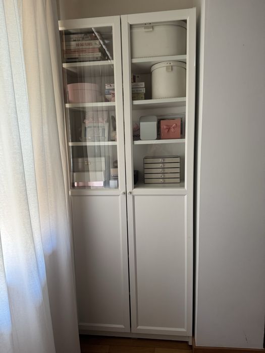 Vitrine estante branca ikea