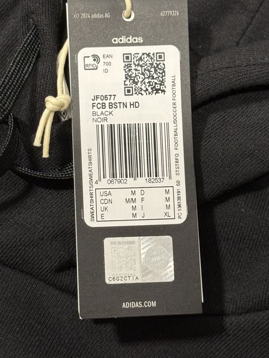 Hoodie Adidas x FC Bayern x BSTN оригінал худі