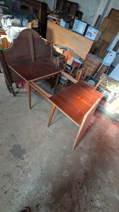 Mesa Vintage extensível c/ cadeiras