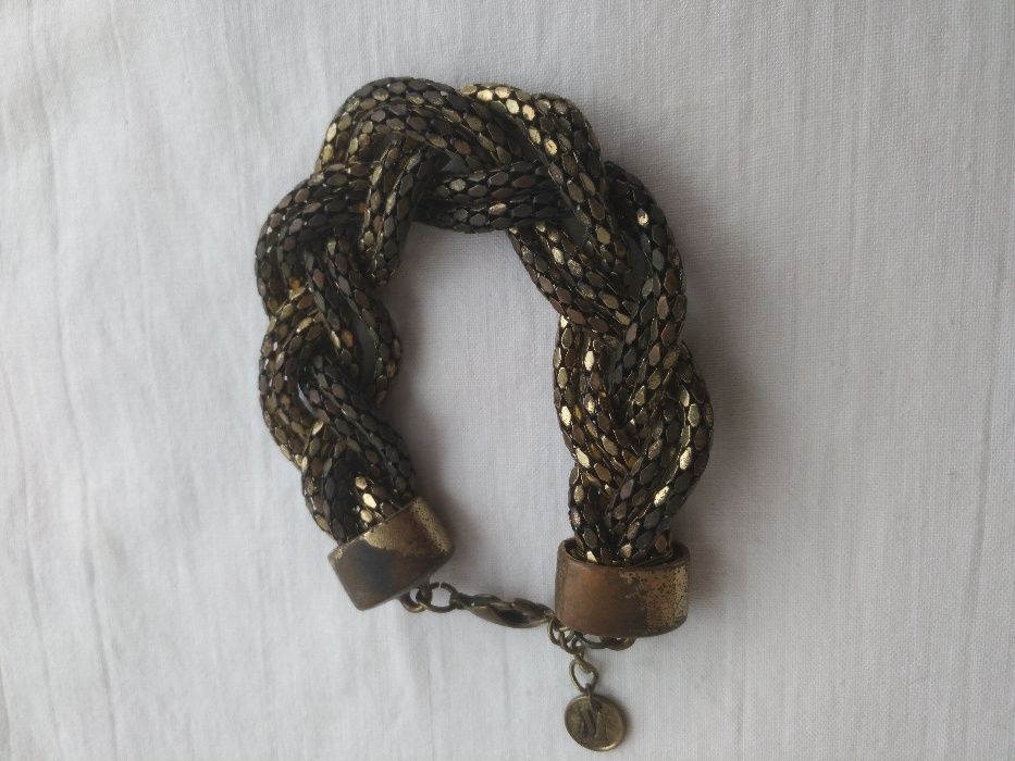 Pulseira dourada - Mango