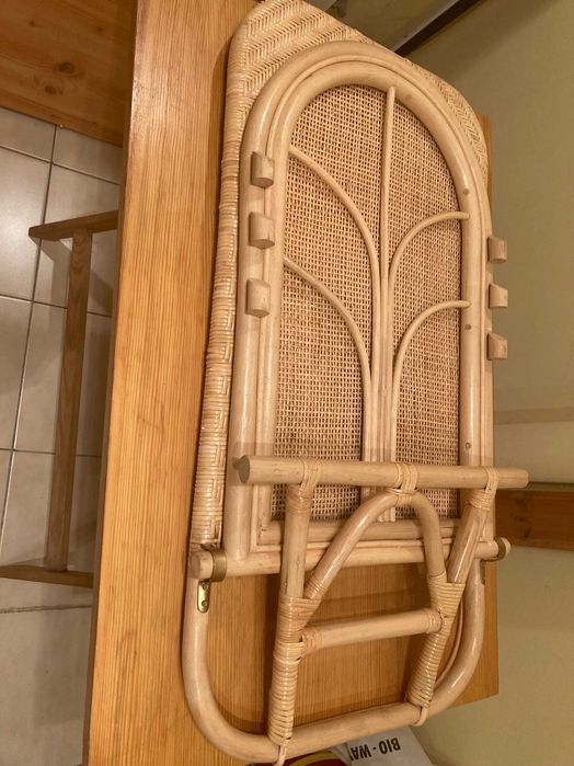 leżak rattan naturalny
