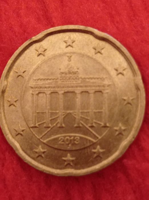 Stara moneta 20 eurocentów 2013 rok