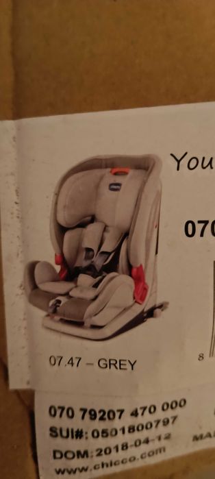 Cadeira auto com isofix Chico