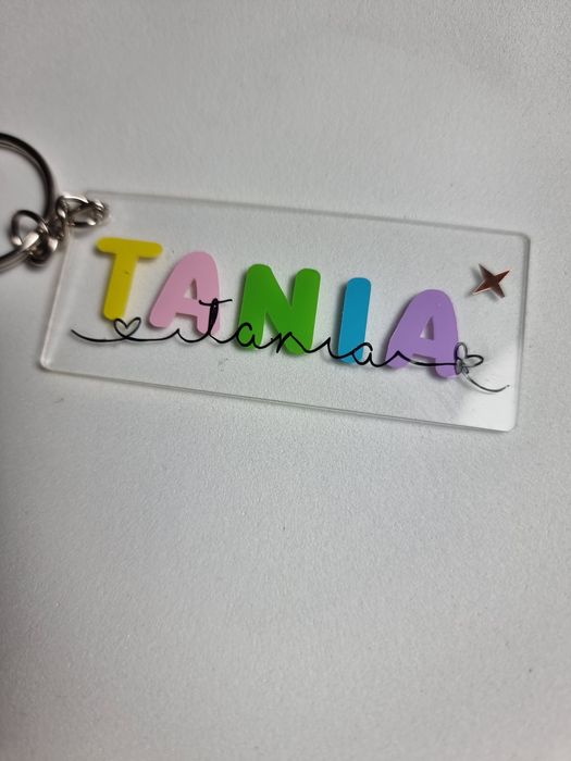 Porta chaves com nomes