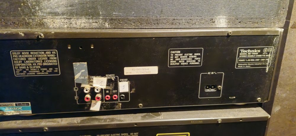 Zestaw Audio Technics Hi-Fi: Deck RS-TR515 + Odtwarzacz CD SL-PS60