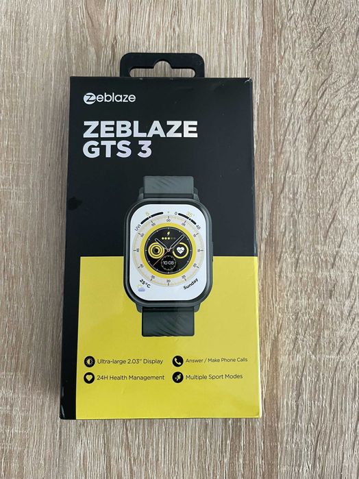 Smartwatch Zeblaze GTS 3 Czarny - Nowy!