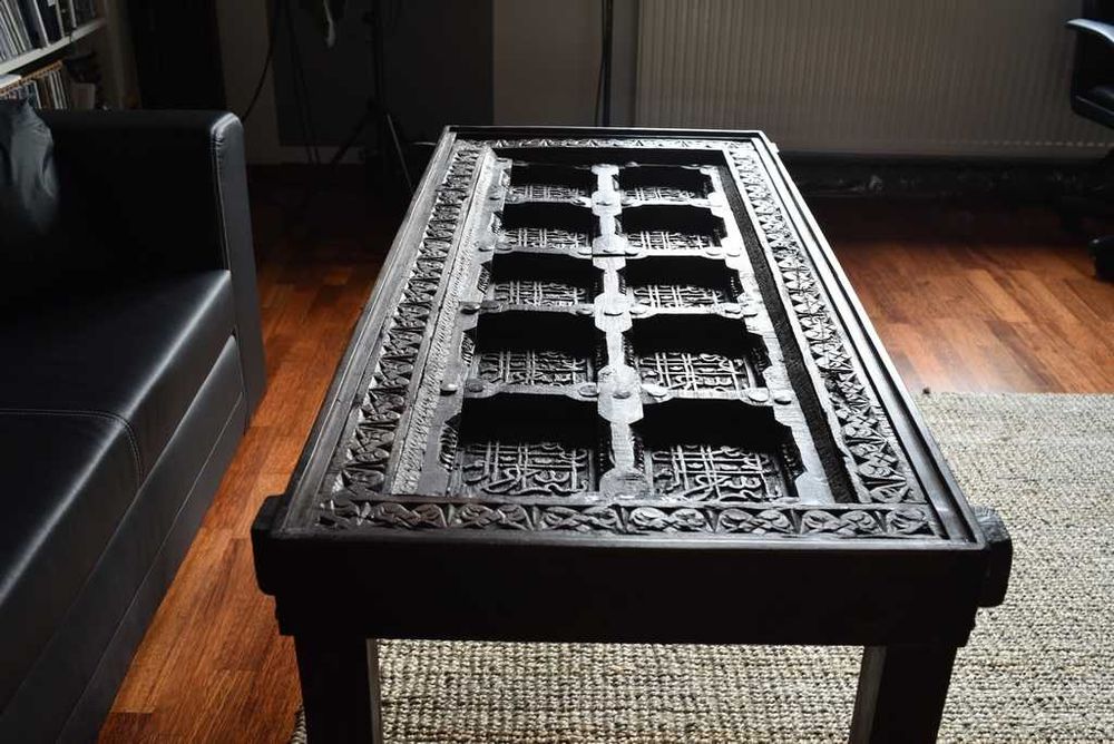 Unikatowa tradycyjna ława / stół egzotyczny (arabski, orientalny)