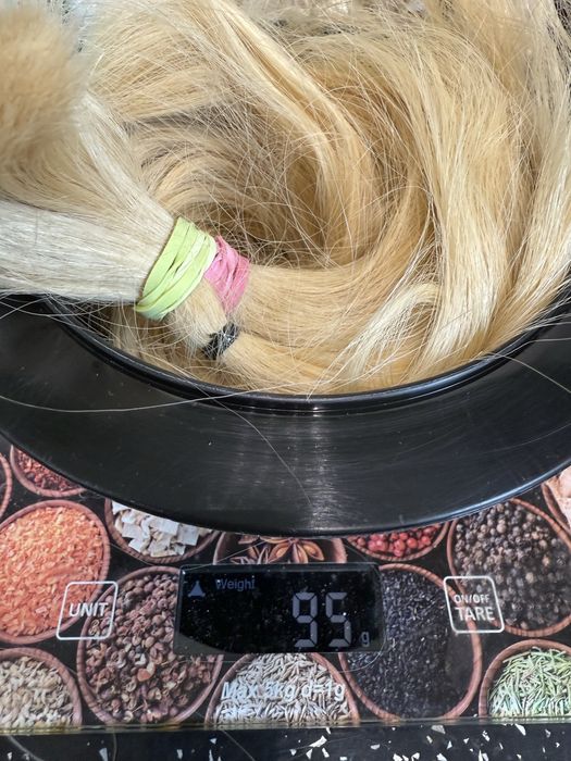 Wlosy naturalne falowane farbowane 50 cm