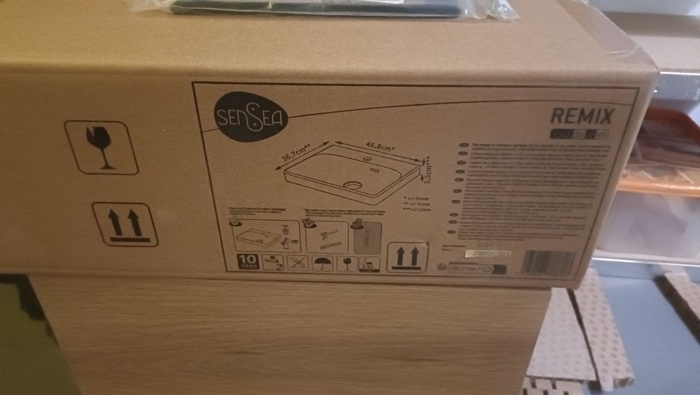 Umywalka z szafką Leroy Merlin Sensea