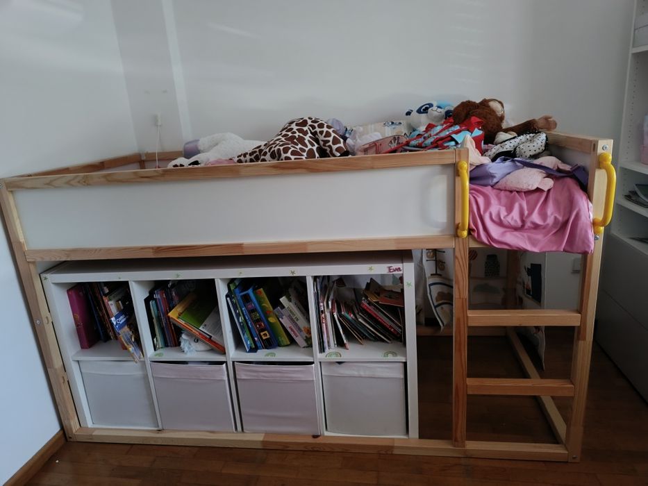 Cama Kura + dossel loja ikea