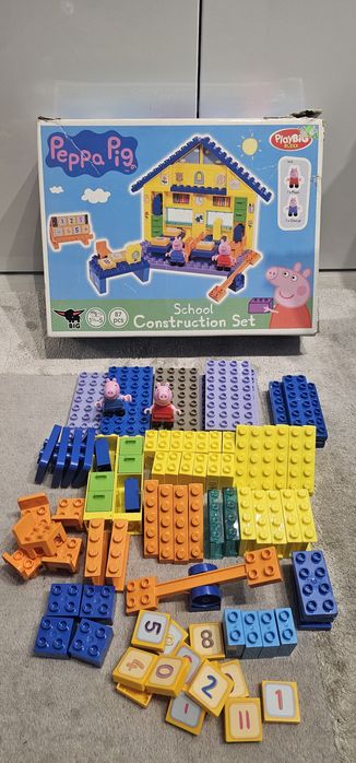 Klocki Peppa Szkoła Play Big Bloxx jak Duplo  87el. Kompletne