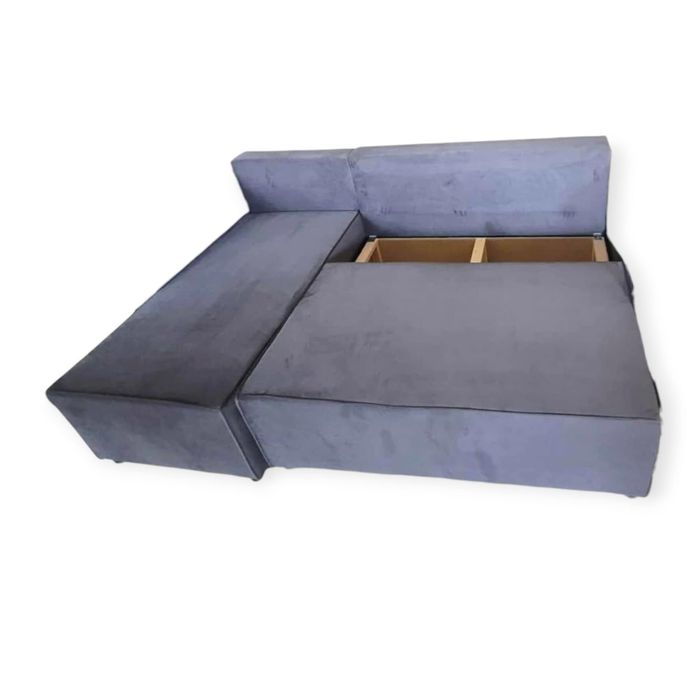 Narożnik rozkładany podwójny Sofa narożna z pojemnikiem na pościel, Rogówka