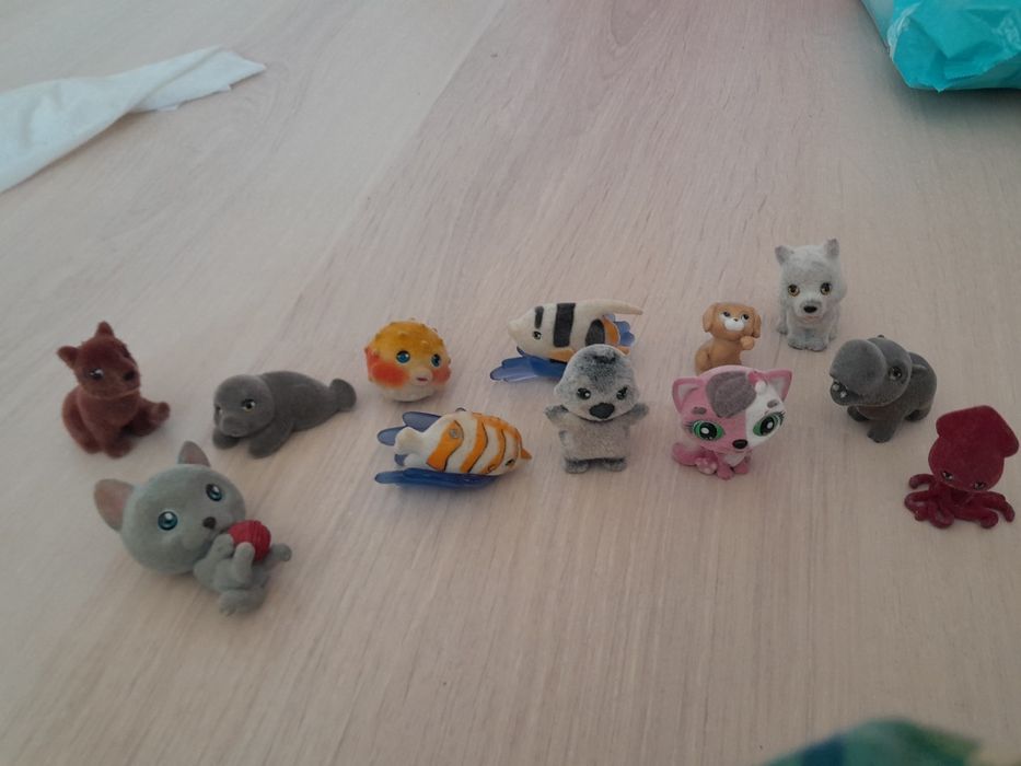 Mini animais peludos coleção antiga