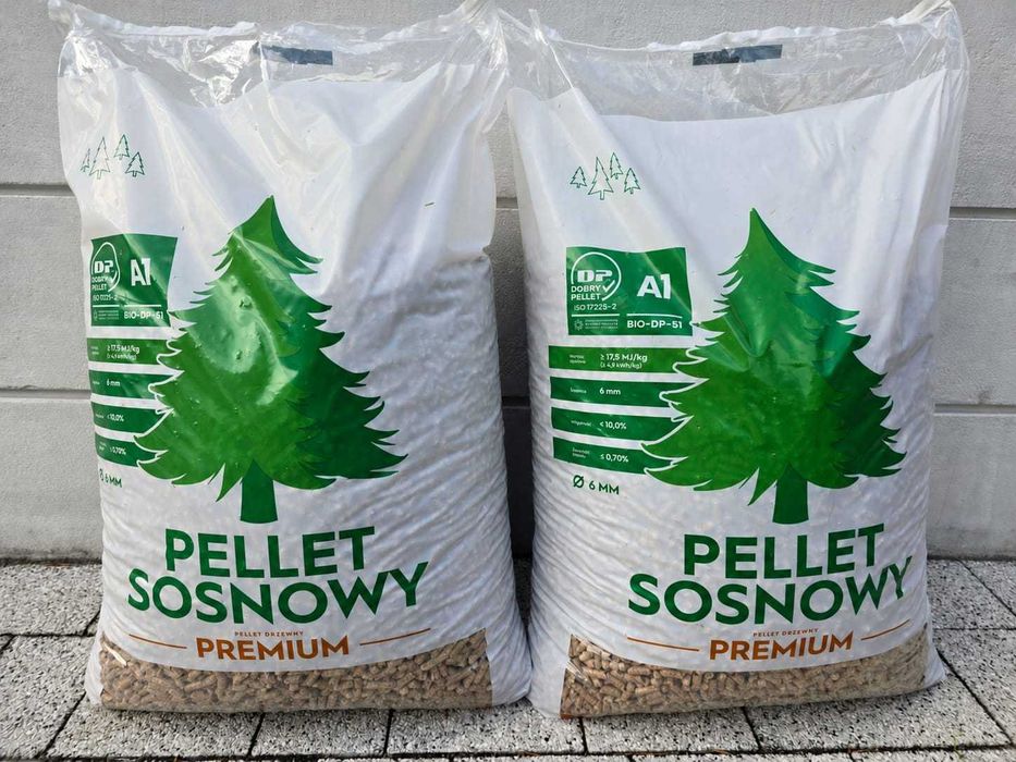 Pellet sosnowy - DOSTAWA W CENIE - NAJWYŻSZA JAKOŚĆ - 975kg - klasa A1 - 1999zł brutto