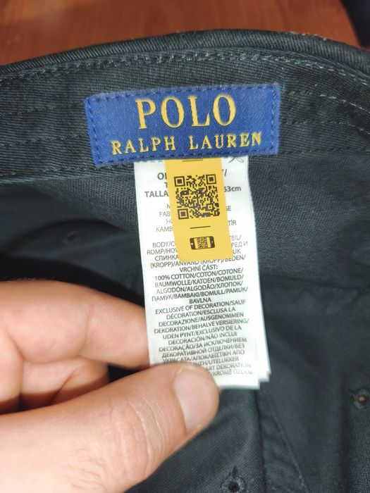 Ralph Lauren Chapéu Black and Red .