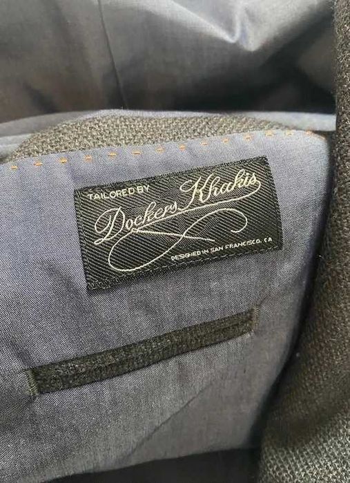 Wełniana męska szara marynarka Dockers Khakis L/XL 40/42
