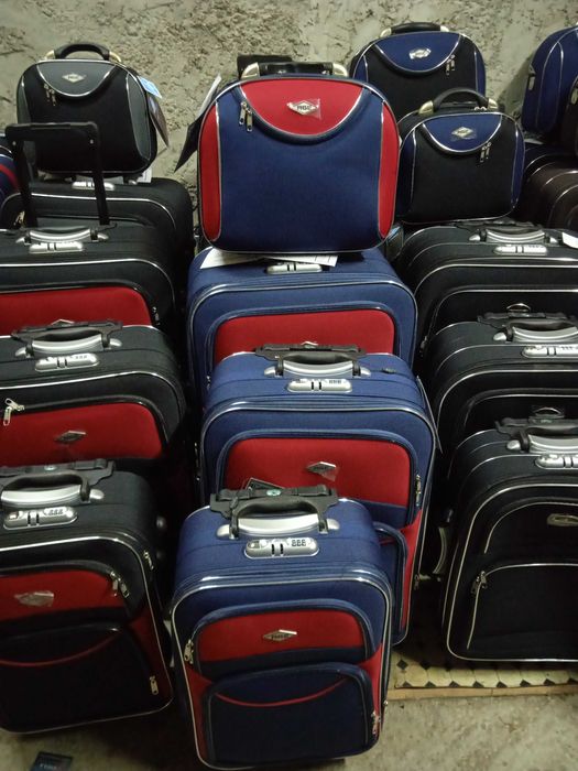 Walizka kabinowa L mała z codury z kuferkiem