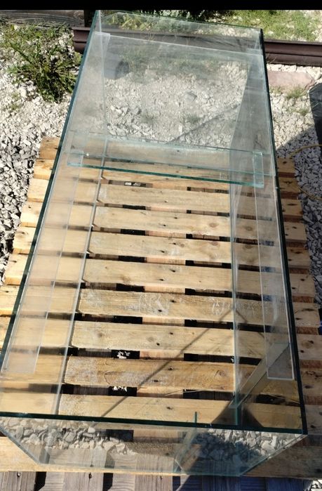 Akwarium 300l 120x50x50 opti white przednia szyba