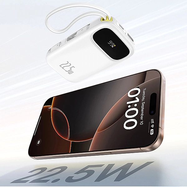 Powerbank Baseus EnerFill FC31/20000mAh 22.5W z wyświetlaczem cyfrowym