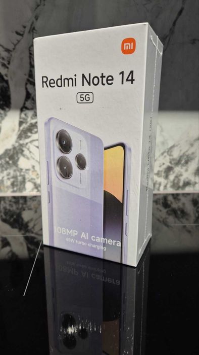 Xiaomi Redmi Note 14 5G NFC 8/256 Midnight Black + зарядний пристрій 45Вт