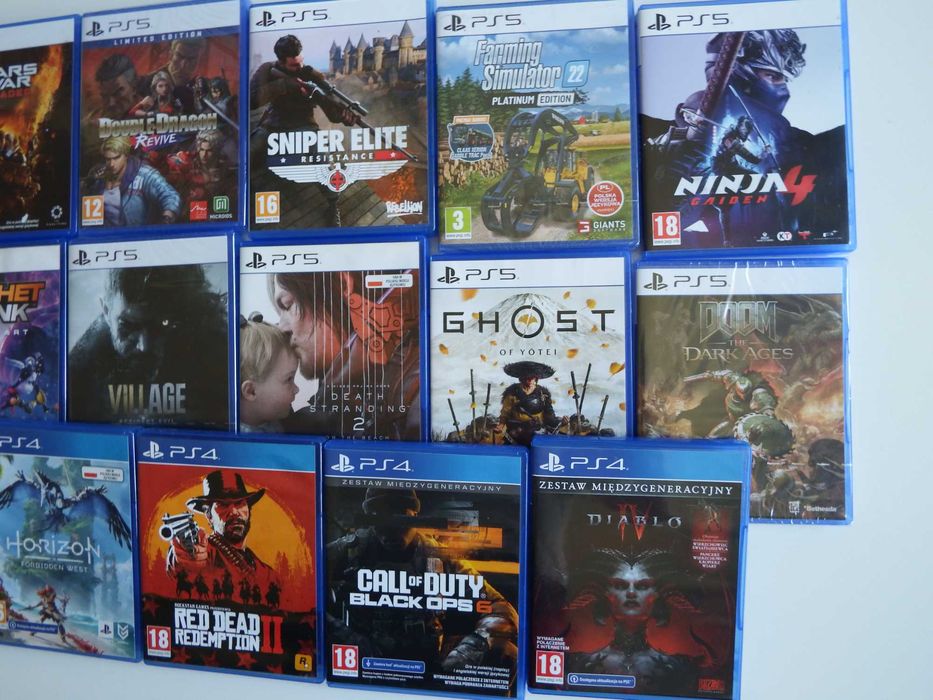 PS5 GRY ! Ghost OF Yotei ! PL w stanie IDEALNYM gry Playstation 5 !