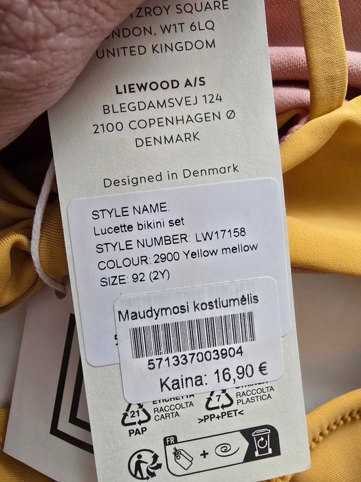 Nowy strój kąpielowy Liewood dwuczęściowy