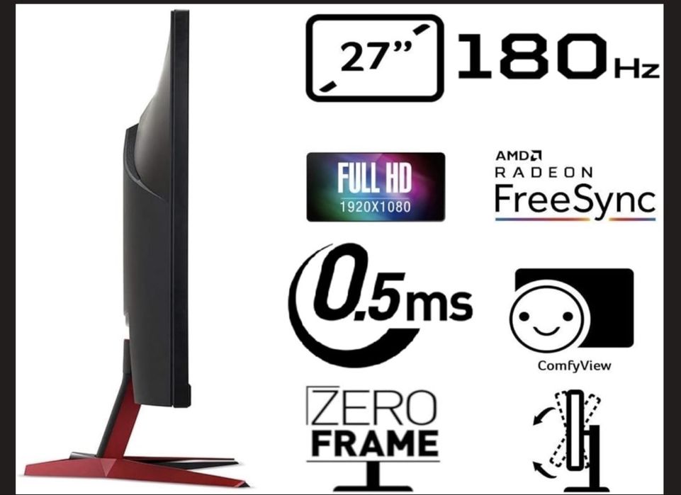 Монітор 27” Acer Nitro Gaming VG270M3bmiipx (UM.HV0EE.303)