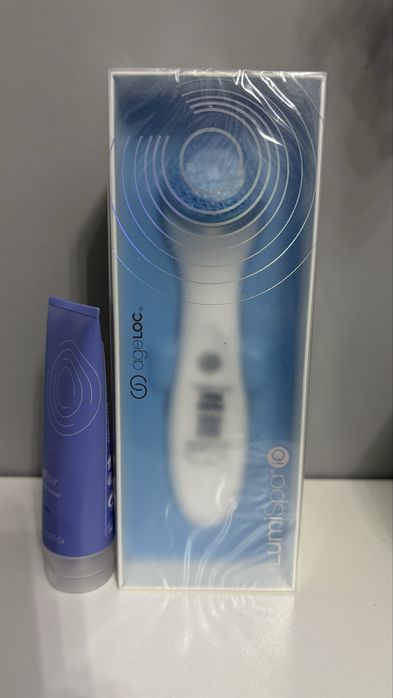NuSkin LumiSpa iO niebieska blue + żel do skóry suchej | Nowe | Gwarancja