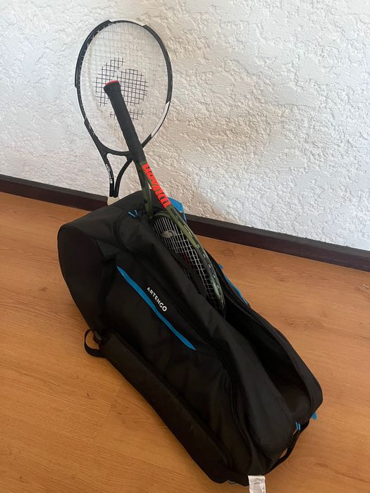 Raquete de Ténis Wilson e Artengo + Mochila Artengo