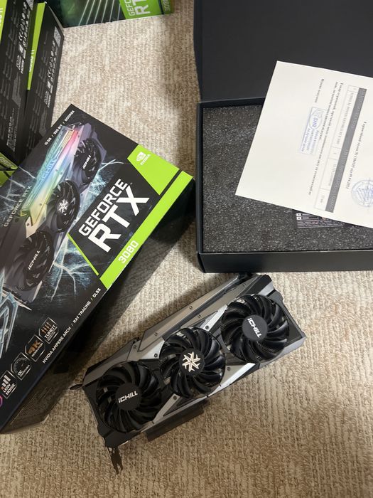 Видеокарта rtx 3080 inno3d ichill x3